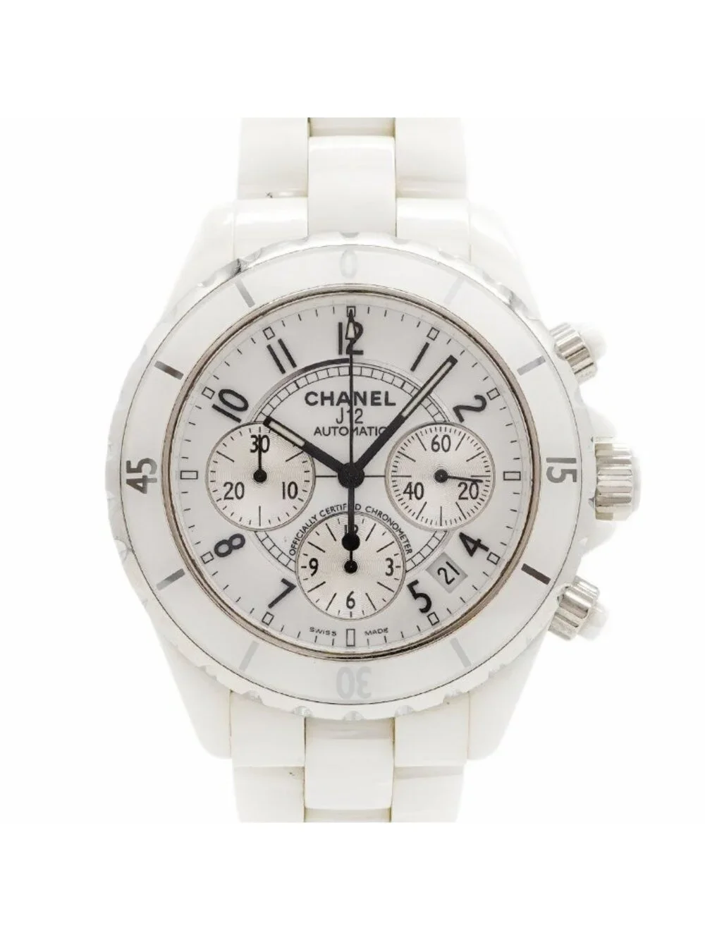 Chanel Chronograph White Dial Watch